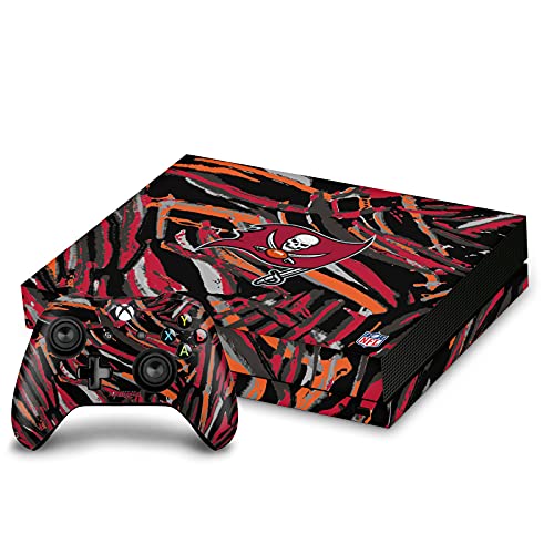 Peau Xbox One X Tampa Bay Buccaneers autocollant vinyle NFL pour salon gaming