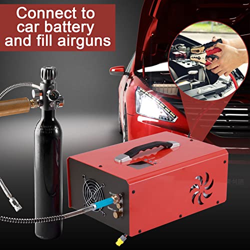 Orcair Ta1 Digital Auto Stop Pcp Air Compressor 12Dc 110V Ac Dual Application 4500Psi 310Bar Auto Shut Off Pcp Compressor Oil And Water Free For Paintball Tank Pcp Airgun And Mini Scuba Tank Refilling #TOP6