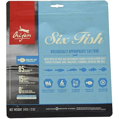 Orijen Six Fish Futter für Katzen und Kätzchen Cover