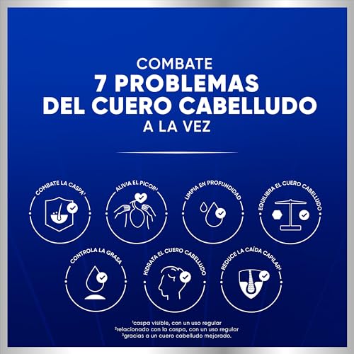Miniatura 4 de H&S Pro-Expert 7 Champú Anticaspa Alivio del Picor, 6x300ml | Combate 7 Problemas del Cuero Cabelludo, Protección Completa contra la Caspa, Sensación Refrescante, Clínicamente Probado