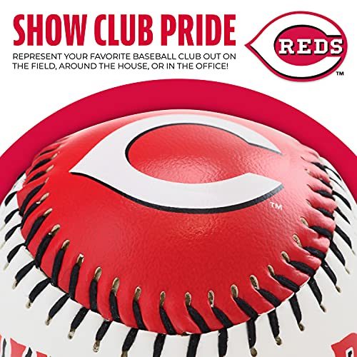 Image of Franklin Sports MLB Cincinnati Reds Team Baseball - MLB Team Logo Soft Baseballs - Toy Baseball for Kids - Great Decoration for Desks and Office (Pack of 12)