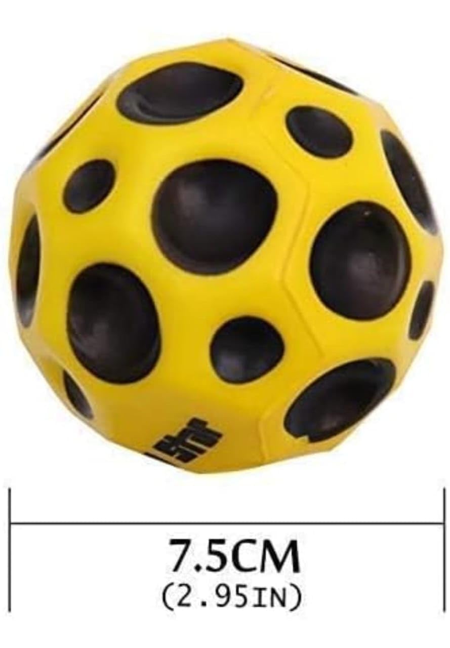 RP Traders Point Bouncing Moon Ball for Kids with Soft Rubber Bounce Ball Set Playground Toy Best Gift for Boys and Girl (Random Color) (Bouncing Moon Ball)