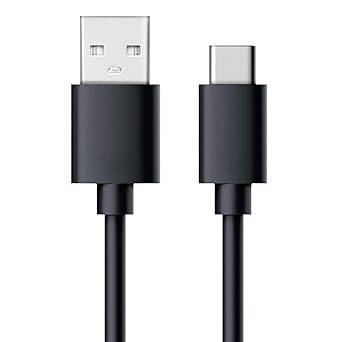 ShopsYes Type-C to USB-A Quick Fast Charging Cable for Xiaomi Redmi Note 8 Pro (3.1 Ampere, 1 Meter/3.2ft, Black)