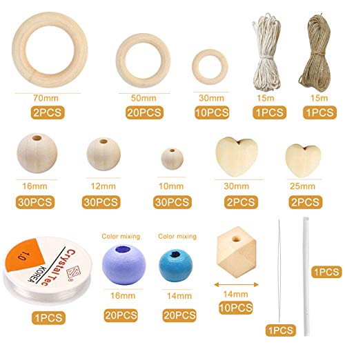 Anelli di legno perline di legno,Perline di legno