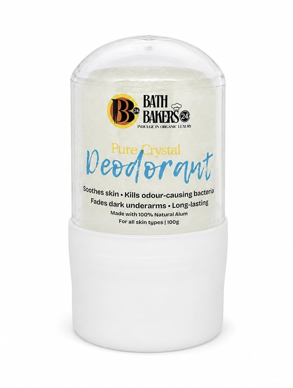 BathBakers24 Pure Alum Crystal Deodorant Roll-On | 100% Natural, Fragrance-Free, Non-Sticky | 48h Odor protection, 21-Day Pigmentation-Free Underarms | Long-Lasting 6 Months | For Men & Women-picture-25
