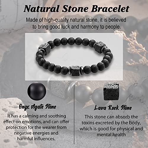 Hgdeer Gifts For Men, Christmas Xmas Birthday Gifts For Teen Men Him Teenage Best Friend Male Cool Cute Unique Small Inspirational Gifts Idea Jewlery Present, Bracelet For Men #TOP2
