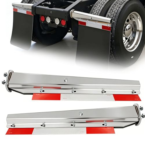 MIAOKUI 2 1/2" Bolt Tapered Mud Flap Hangers for Semi