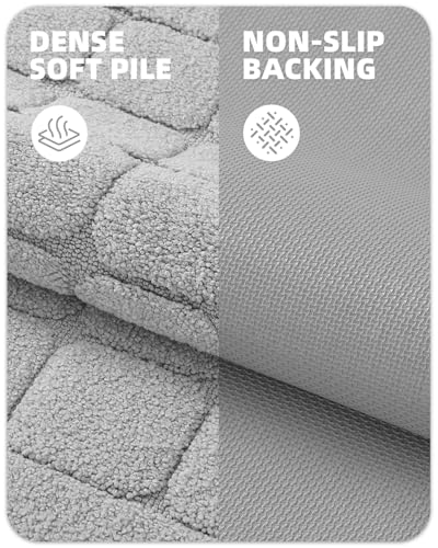COLOR&GEOMETRY Bath Mat 60 x 90 cm, Extra Soft Absorbent Microfiber - Image 4