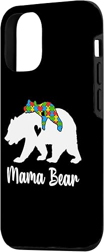 Miniatura 5 de iPhone XR Mama Bear Love Support Autism Awareness Bear Family Case