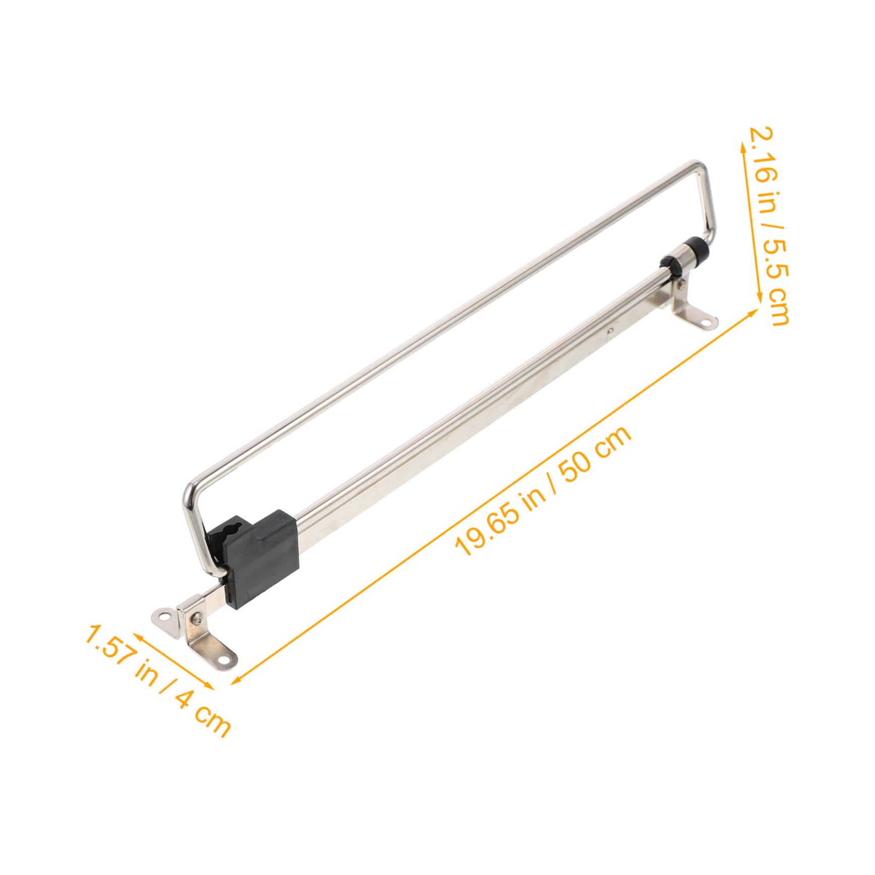 Unomor 1 Set Hangers Retractable Wardrobe Rail Clothing Rack Wardrobe Hanger Organizer Valet Adjustable Clothes Hanger Rod Closet Rack Adjustable Shelving Adjustable Closet Iron Silver