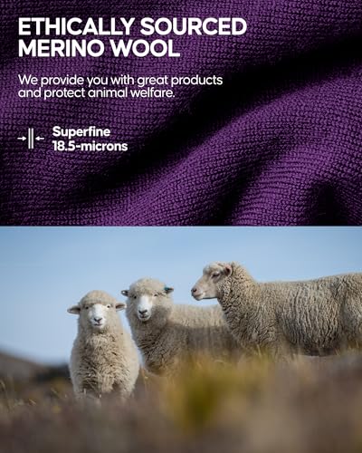 Image of DANISH ENDURANCE Merino Wool Neck Gaiter, Warm Multifunctional Face Cover