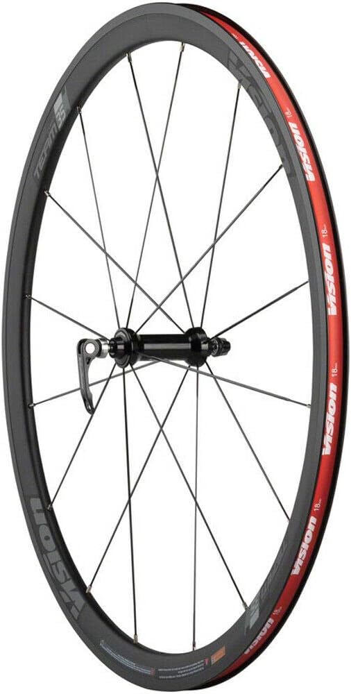 Vision Team 35 Wheelset 700c Rim Brake QR Front Axle QR Rear Axle Black