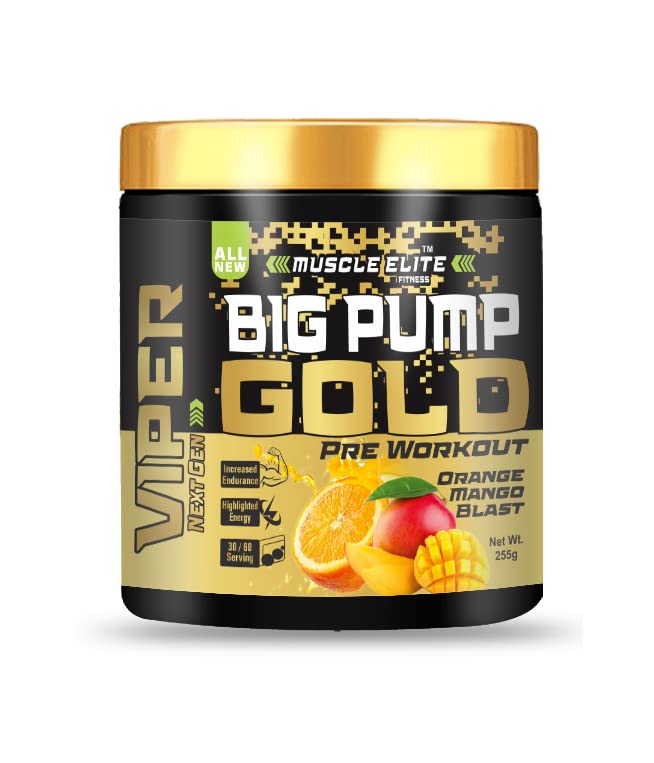 Muscle Elite Fitness Big Pump Gold Series Loaded Core PreWorkout Pre