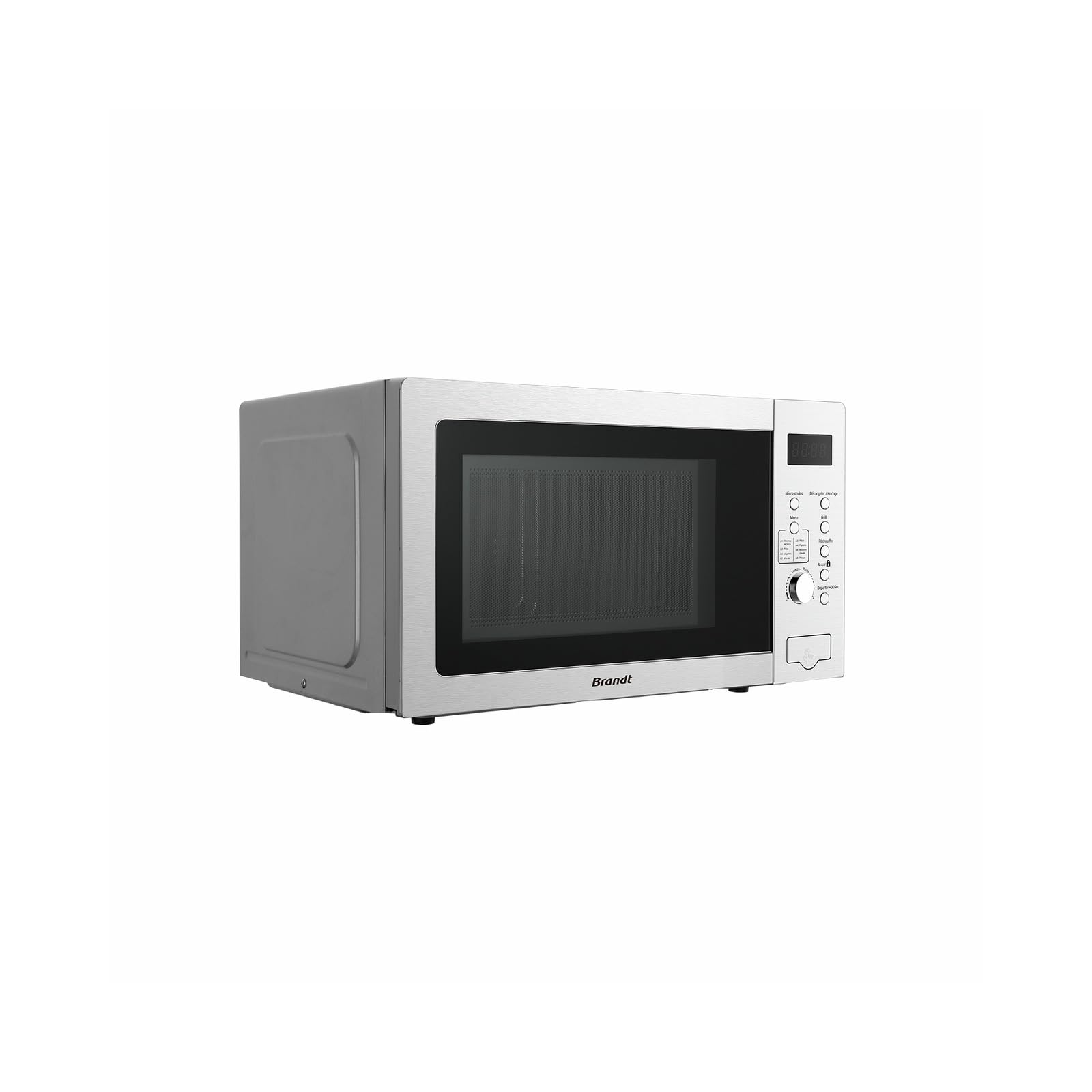 BRANDT - GE3000X - Micro onde Grill - 30L - 700W - Grill 1200W - Dimension produit nu HxLxP (mm) 303X510X410 - Minuterie 60 min - Autoprogrammes - Inox