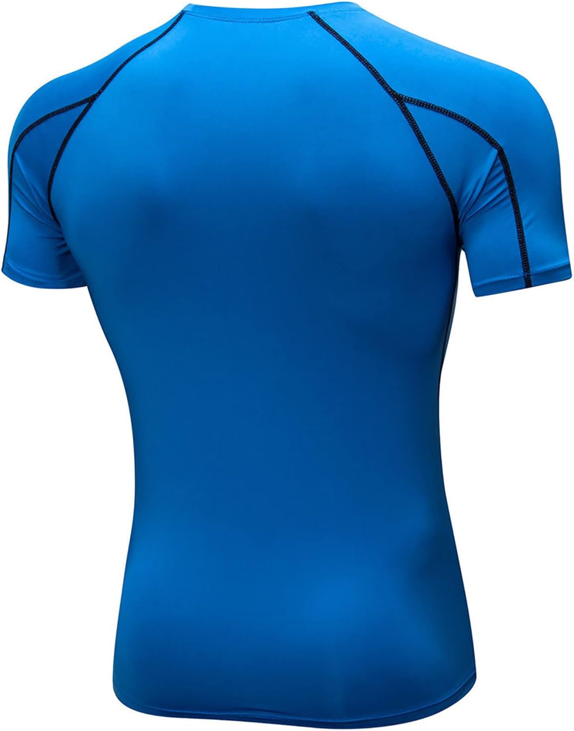 Mens Compression Shirts Short Sleeve Workout Gym T-Shirt Running Tops Cool Dry Sports Base Layer Athletic Undershirts