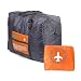 BOGZON Waterproof Nylon Foldaway Luggage For Travel,Campimg,Sports, Orange