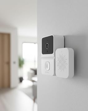 YamanHobi WiFi Ak ll  Kap  Zili Kamera Gece G r l   ift Y nl  Sesli -