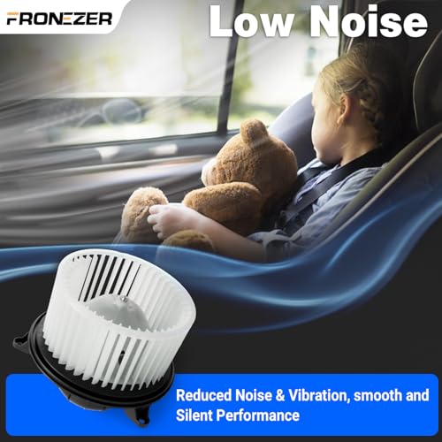 Front HVAC Heater Blower Motor with Fan Compatible with 2009-2014 Ford F150 Lobo 2009-2017 Ford Expedition 2009-2017 Lincoln Navigator Replace 700237, PM9364, AL1Z19805A, CL1Z19805A, FO3126130, 75873 by FRONEZER - Used condition - Image 4