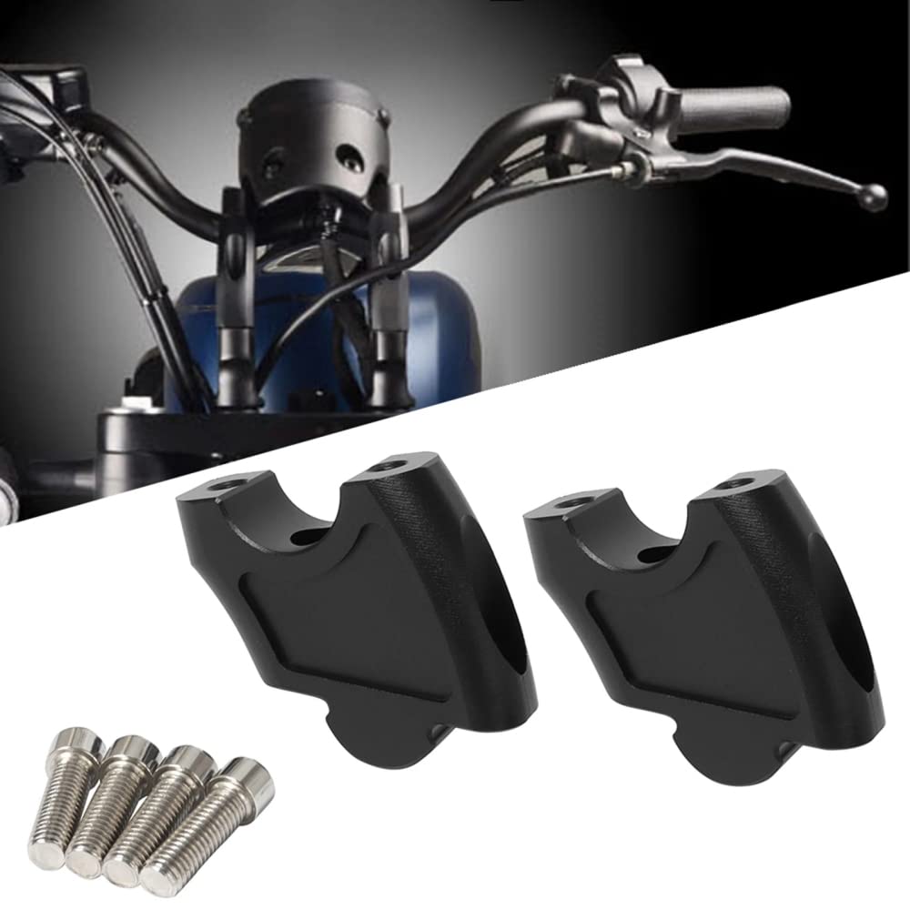 Amazon | BluFied バイク用ハンドルバー ライザー ハンドルポスト 30mm 