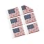 8x6 Inch- USA Flag- 6pk