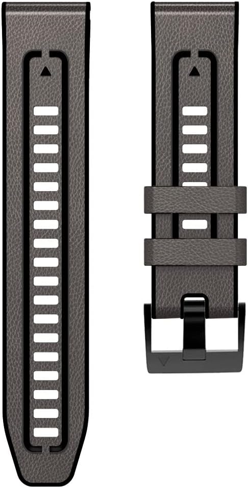 26 22mm for 6 6X Pro 5 5XPlus 3HR 7X 7 Leather Silicone Quick Release Smart Watch Wristband Strap