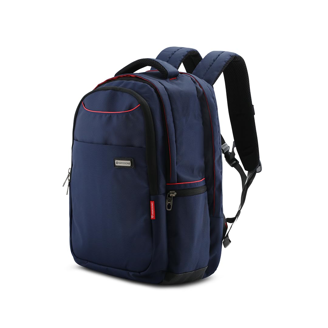 HARISSONS Concord 38L Laptop Backpack for Men & Women | 15.6 Inch Laptop Compartment, Front Pocket, Detailed Organizers with Ergo Grip Backstraps & Bottom Protection (Navy Blue) (B01N5XU4ES) Amazon Price History, Amazon Price Tracker