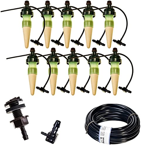 Blumat Watering System Stakes 10 Plant Starter Drip Irrigation | Great for Houseplants and Garden
