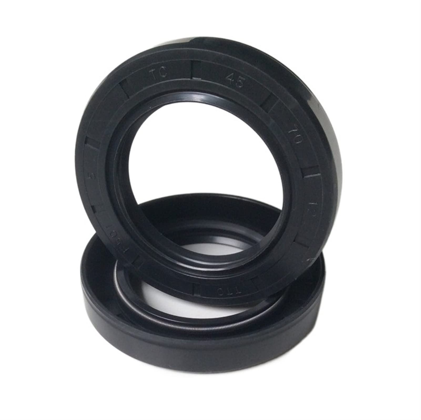 LKLNCXC Oil seal NBR Nitrile Rubber Shaft Oil Seal 2pcs TC-12x19x5 Double Lip Gasket