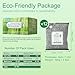 Activated Charcoal Odor Absorber (Large, 12 Pack, 100g each), Natural Charcoal Bags Odor Absorber Bamboo Charcoal Air Purifying Bag for Home, Fridge, Cabinet