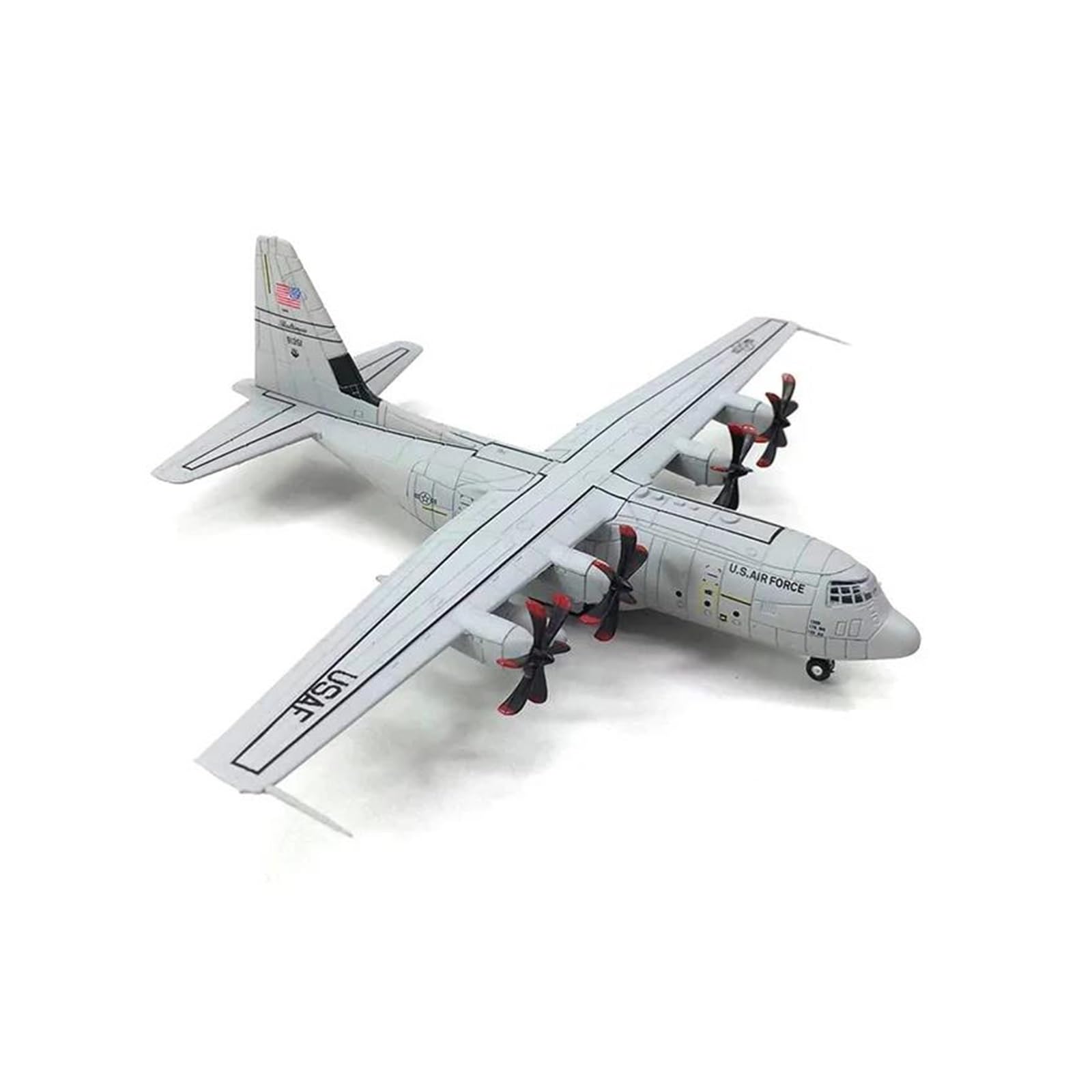 Amazon.co.jp: 航空機 1/200 スケールミリタリーモデル AC-130