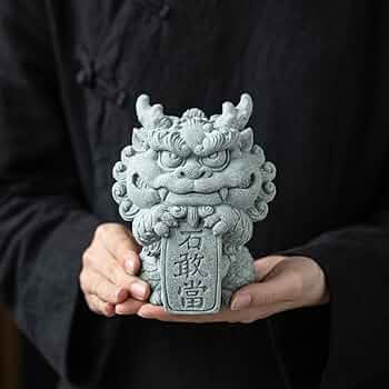 Amazon.co.jp: 石敢當 置き物 魔除けの石 部屋装飾品 玄関 風水 厄除け