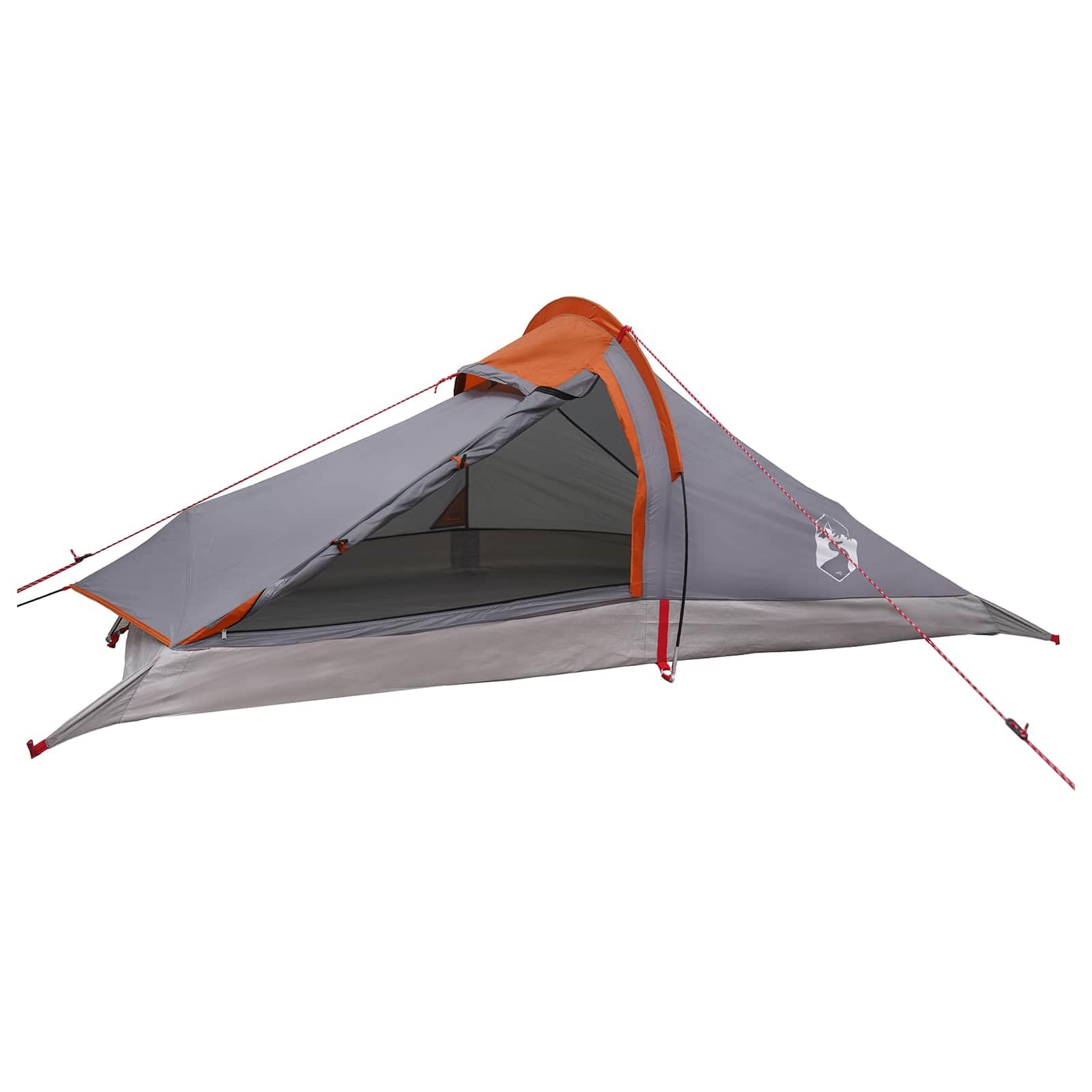 Tenda da Backpacking 2 Persona Grigio e Arancione 246 x 146 x 100 cm