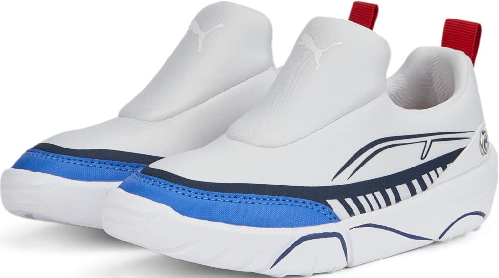 PUMA Caven Sneaker, White-Peach Smoothie-Gold, 12 US Unisex Little Kid