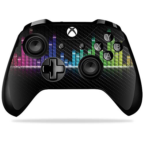 MightySkins Carbon Fiber Skin for Microsoft Xbox One X Controller - Keep The Beat | Protective, Durable Textured Carbon Fiber Finish | Easy to Apply, Remove, and Change Styles | Made in The USA