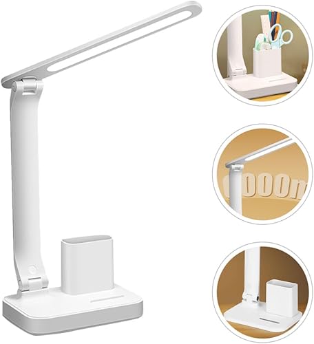 Miniatura 2 de Homoyoyo Lámpara de mesa plegable Lámpara de escritorio de lectura ajustable Lámpara de estudio ninguna batería
