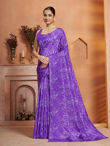 Image of Garden Vareli Art Silk Floral Print Saree