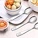 Pimoys 9 Pieces Toddler Spoons Kids Spoons, Kids Silverware Stainless Steel Toddler Utensils Metal Kids Cutlery Set Baby and Children Safe Flatware, Perfect for Small Hands