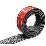 3M Dual Lock SJ3870, 1 Klebestreifen zur automatischen Befestigung, Dashcam, Go Pro, Telepass Door Support, Abmessungen 25,4 mm x 1 m, Schnappverschluss, schwarz, stark haftendes Produkt