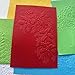 Arbuya 3D Christmas Holly Leaves Plastic Embossing Folders for Card Making 3 d Evergreen Holly Corner Embossing Folder for Gift Tag Paper Crafting Home Decoration 5