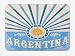 Kanaite Argentinien-Badematte, Sun von Mai-Flaggen-Pop-ArtStil Grunge Vintage-Effekt, Plüsch Badezimmer Dekor Matte mit Rutschfester Rückseite