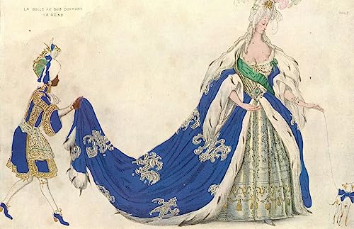 Peinture sur toile de Leon Bakst, une œuvre d'art textile au format 60x90cm