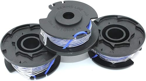 Miniatura 8 de 3PK carrete con línea para Ryobi Trimmer Edger P2002 RY24021 RY40200 P2003 RY24200 P2004 P2005 RY40021 P2006 P2200 P2006A P2000 Craftsman 31550