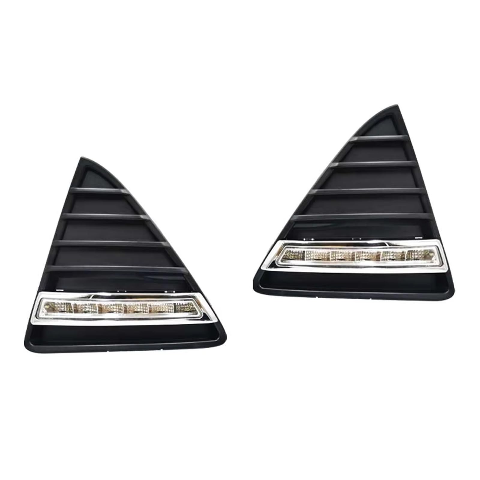 Faro Antiniebla para Focus 3 2012 2013 2014 2015 Luces Circulación Diurna LED DRL Intermitentes Coche Luz Diurna Impermeable Lámpara Blanca Antiniebla Luces Antiniebla Coche(Blanco,Model B)