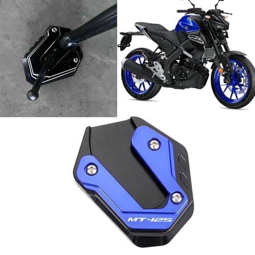 FOR MT125 MT-125 MT 125 2014-2023 �I�[�g�o�C�C�����ꂽ�A���~�����T�C�h�u���[�X�g��x�[�X�t�b�g�u���[�X�g��t�b�g�p�b�h�A�N�Z�T���[ (�u���[)