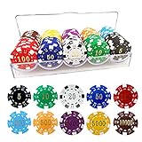 100 piece Denominations Poker Set