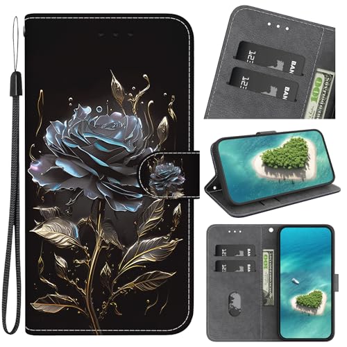 Cover per Huawei P10 LITE Glitter Antiurto Protettiva, Custodia per Huawei P10 LITE Silicone in TPU Brillantini Protezione (Un motivo di rose che sembra fatto di metallo)