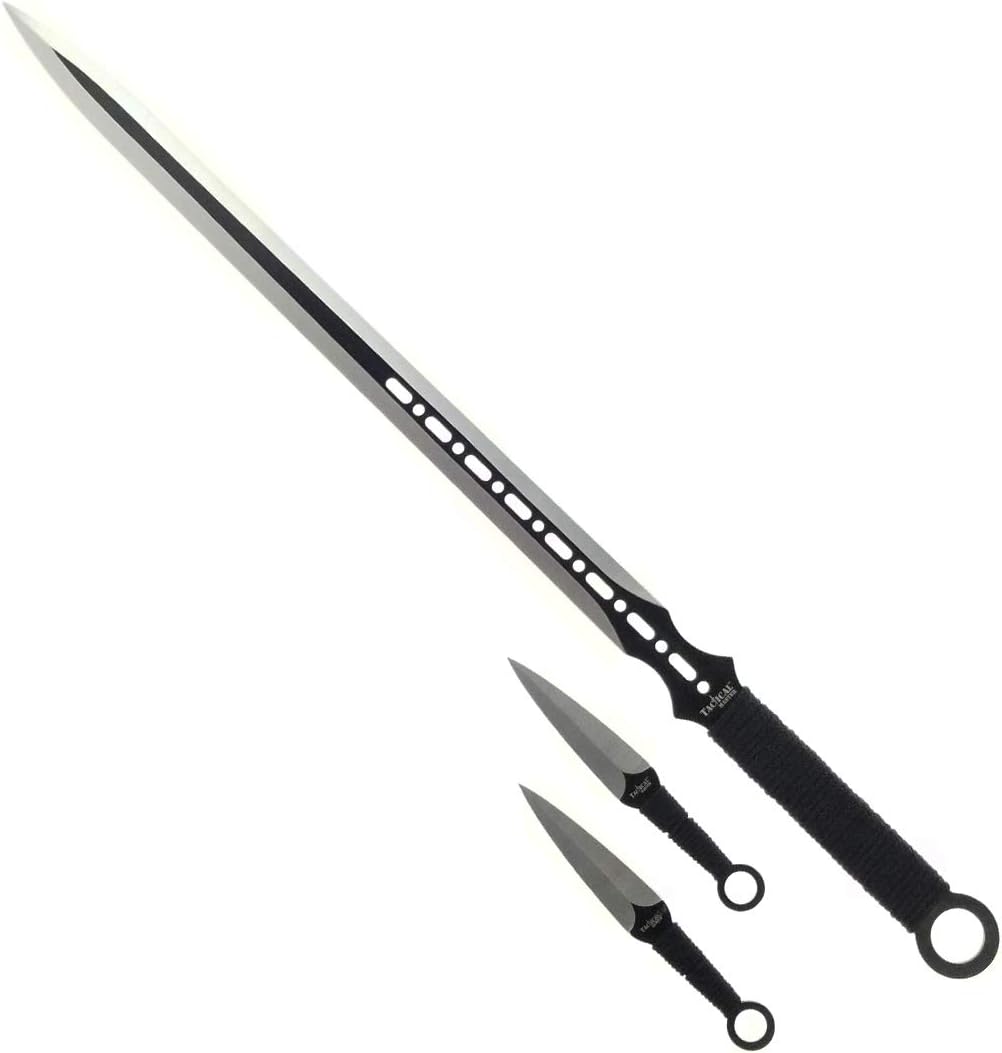 Machete Set with Throwing Knives. for Camping, Outdoor Sports and Collections