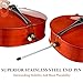 Cecilio 3/4 Size Cello, Beginner Cello 3/4, Acoustic Cello Set with Portable Bag, Bow, Rosin, Stand, String Musical Instruments for School Orchestras, Performances
