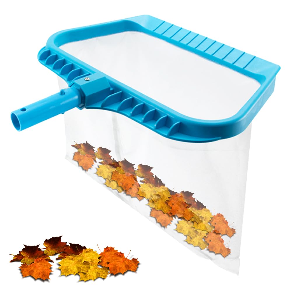 Épuisette de Piscine, Filet de Nettoyage, Écumoire pour Piscine Étang Spa, Accessoire Piscine (Vert)