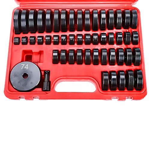 Kuntec 52 Piece Bushing Removal Tool Transmission Wheel Axle Bearing Race Installer Remover Set #TOP7